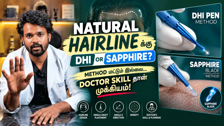 DHI vs Sapphire Hair Transplant: Which Gives a Natural Hairline?