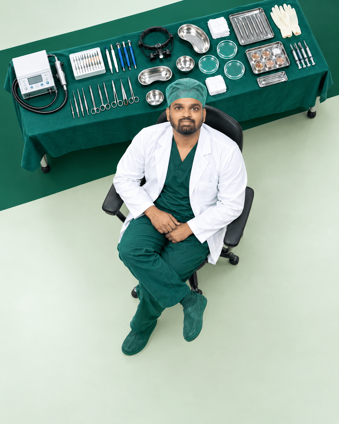 Dr. Vivin Prasadh, dermatologist and hair transplant surgeon in Coimbatore